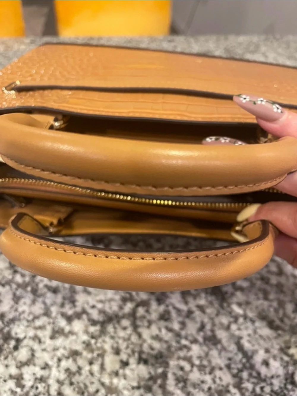 Michael Kors Croc-Embossed Handbag